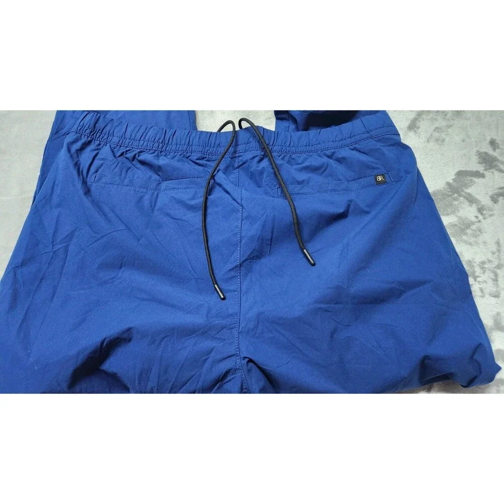 Banana Republic Men's L‎ Blue Drawstring Jogger Trousers Athletic Hiking Sports